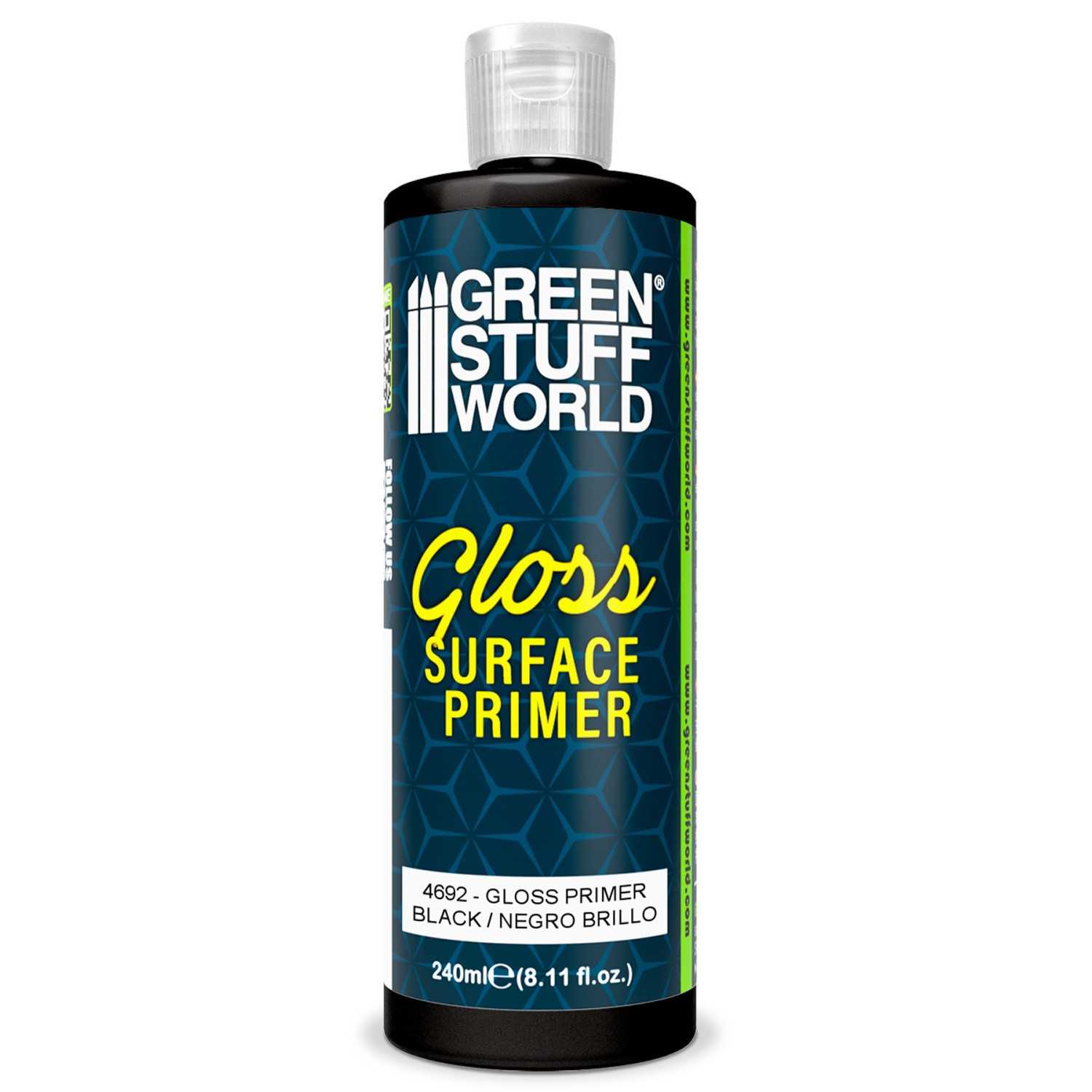 Gloss Surface Primer 240ml - Black | Acrylic Priming Gloss Surface Primer 240ml - Black | Acrylic Priming