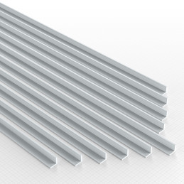ABS Plasticard - Profile ANGLE-L 3 mm