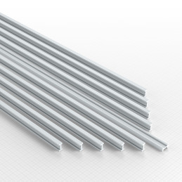 ASA Polystyrol-Profile DOPPEL-T Plastikcard 3 mm