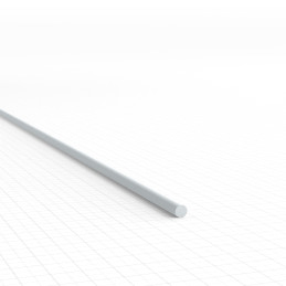 ABS Plasticard - Profile ROD 1mm | Round Profiles