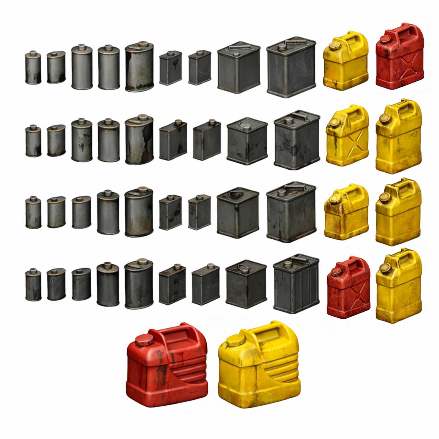 3D - Druckset - Ölkannen 1:48-1:35