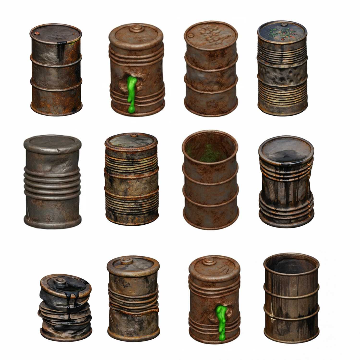 Barili in metallo in Resina | Tamburi metallici