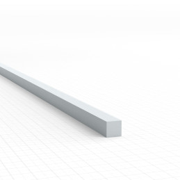 ASA Polystyrol-Profile QUADRAT STÄBE Plastikcard 2 mm | Quadratprofil