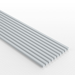 ABS Plasticard - Profile SQUARED ROD 2 mm ABS Plasticard - Profile SQUARED ROD 2 mm