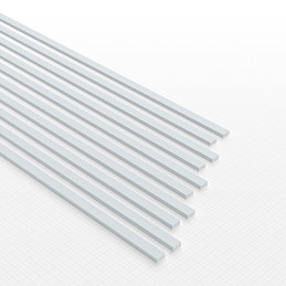 Profilato Plasticard LISTELLI PIATTI 2.5mm