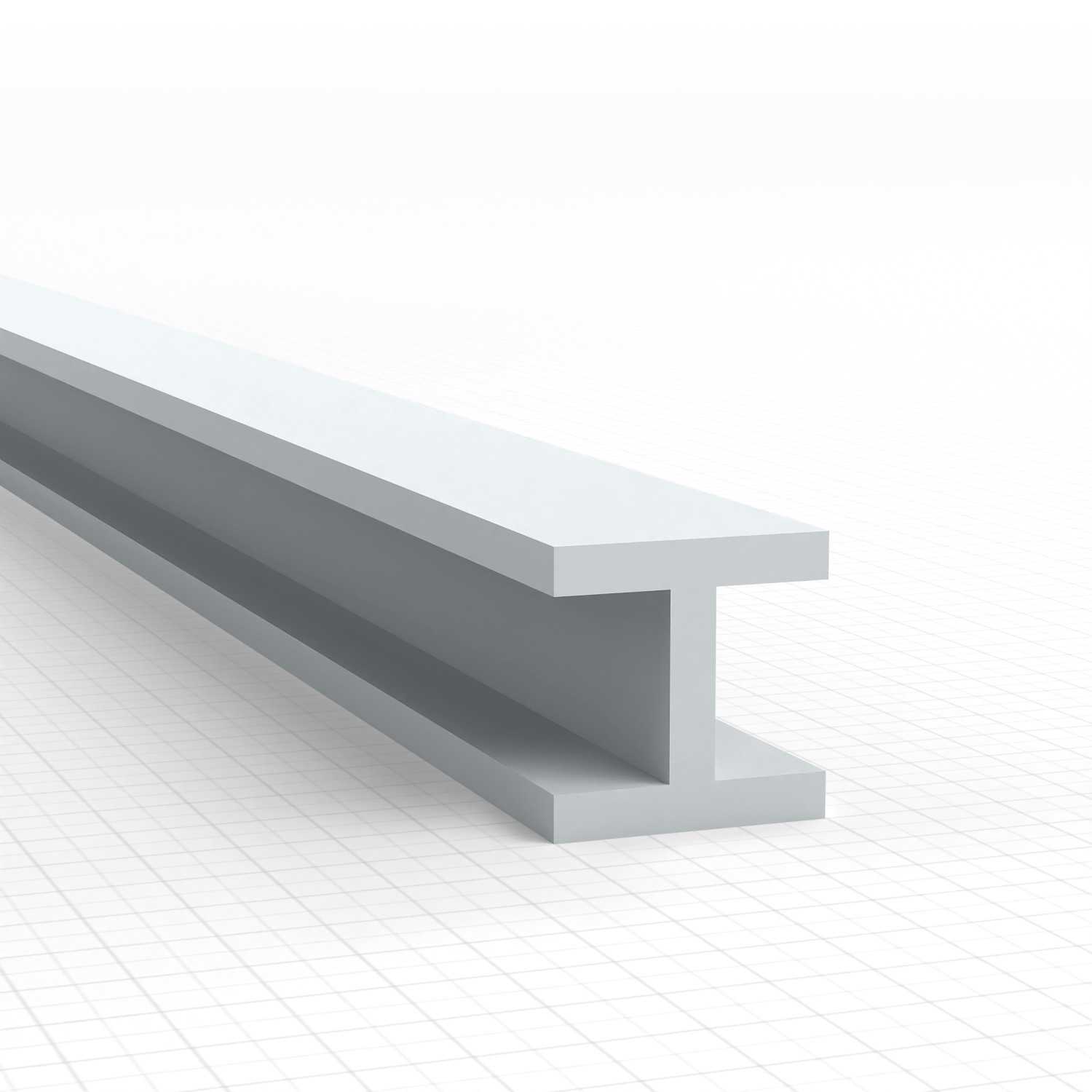 Perfil Plasticard en H 6mm (Viga) Otros Perfiles
