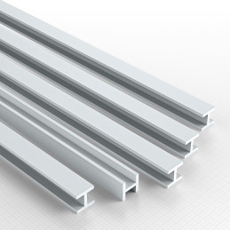 Perfil Plasticard en H 6mm (Viga)