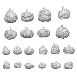 3D-Druckset - Mörder Kürbisse