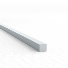 Profilato Plasticard BARRA QUADRATA 2.5mm | Profilati Quadrati