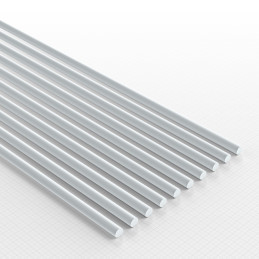 ASA Polystyrol-Profile RUNDSTAB RÖHRE Plastikcard 2,5mm