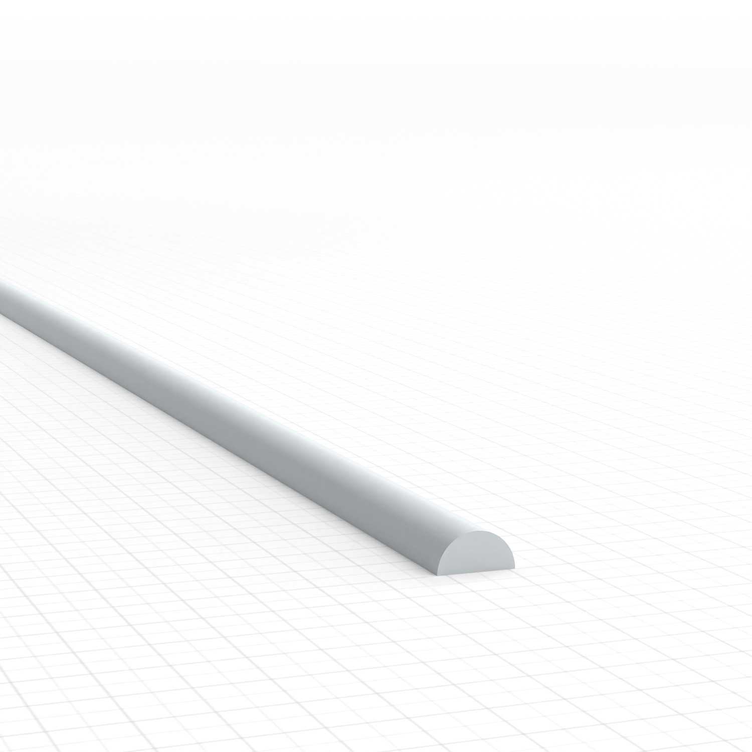 Profilato Plasticard SEMICERCHIO 2.5 mm