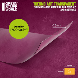 ThermoArt Transparent für Vakuum-Thermoformen 200x300mm 0.5mm (S) ThermoArt Transparent für Vakuum-Thermoformen 200x300mm 0.5mm (S)