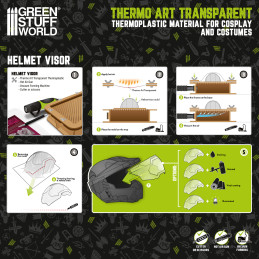 ThermoArt Transparent pour thermoformage sous vide 200x300mm 0.5mm (S)