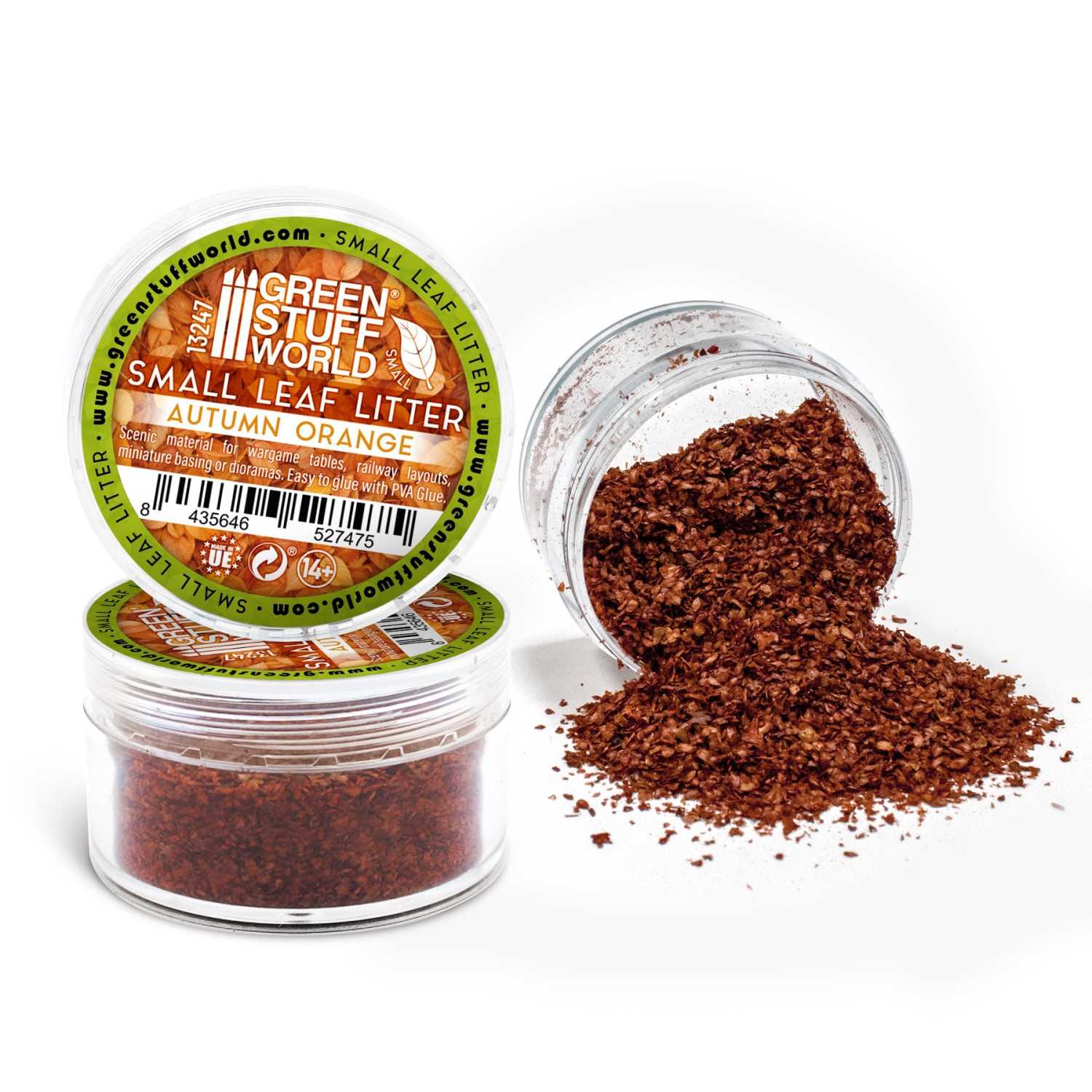 Foglie Naturali Piccole - Arancione Autunno Foglie Naturali Piccole - Arancione Autunno