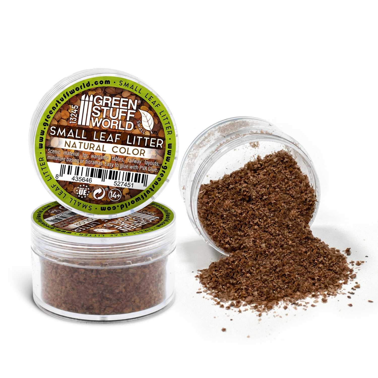 Kleine natürliche Laubstreu - Naturfarbe