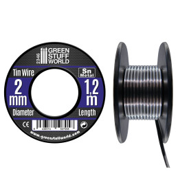 Rollo de estaño flexible 2mm Modelismo