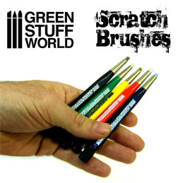 Scratch Brush Pens | Scale models and weathering tools