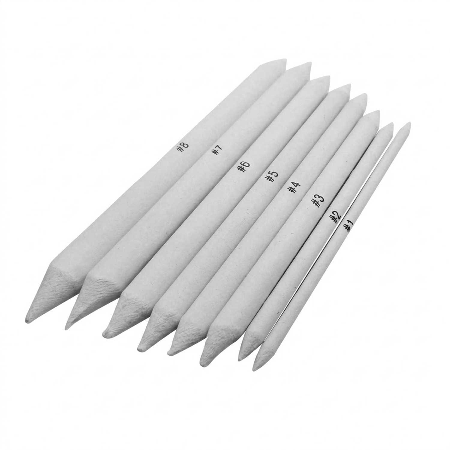 Set 8x Pigment Blending Stumps | Weathering Brushes