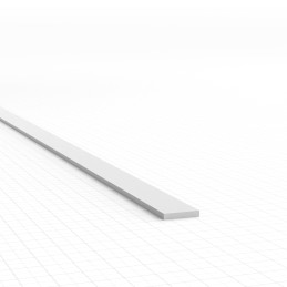 uPVC Plasticard - Profilé Fin 0.50mm x 3mm | Profilé Plat