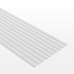 uPVC Plasticard - Thin 0.50mm x 3mm