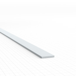 uPVC Plasticard - Thin 0.50mm x 4mm | Flat Profiles