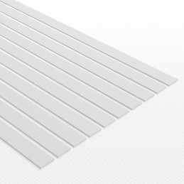 uPVC Plasticard - Profilé Fin 0.50mm x 6mm uPVC Plasticard - Profilé Fin 0.50mm x 6mm