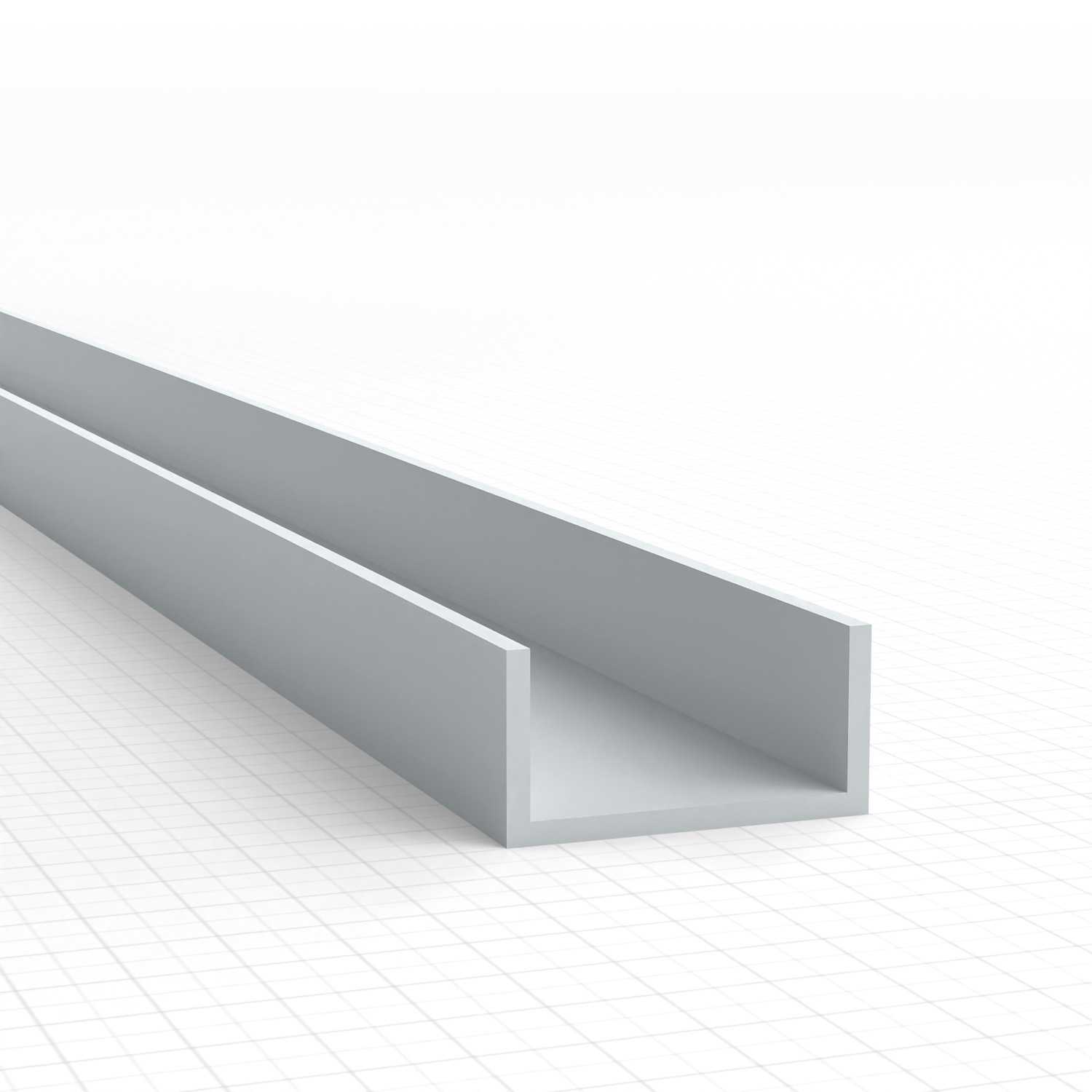 Perfil Plasticard perfil-U - 8x4mm Otros Perfiles Perfil Plasticard perfil-U - 8x4mm Otros Perfiles