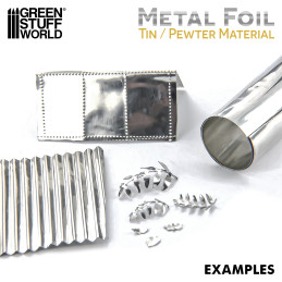 Flexible tin foil for Crafts and Embossing | Craft Pewter