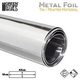 Flexible tin foil for Crafts and Embossing | Craft Pewter