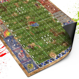 Fantasy-Football-Neoprenmatte - Bloodgrass Pitch | Blood Bowl kompatibel