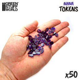 Mana tokens | Gaming Tokens and Meeples