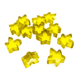 Meeples 16x16x8mm - Amarillo