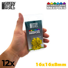Meeples 16x16x8mm - Amarillo | Tokens y Fichas de Juegos Meeples 16x16x8mm - Amarillo | Tokens y Fichas de Juegos