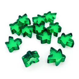 Meeples 16x16x8mm - Green