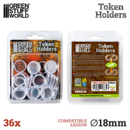 Protectores para Fichas 18mm para juegos de mesa Protectores para Fichas 18mm para juegos de mesa