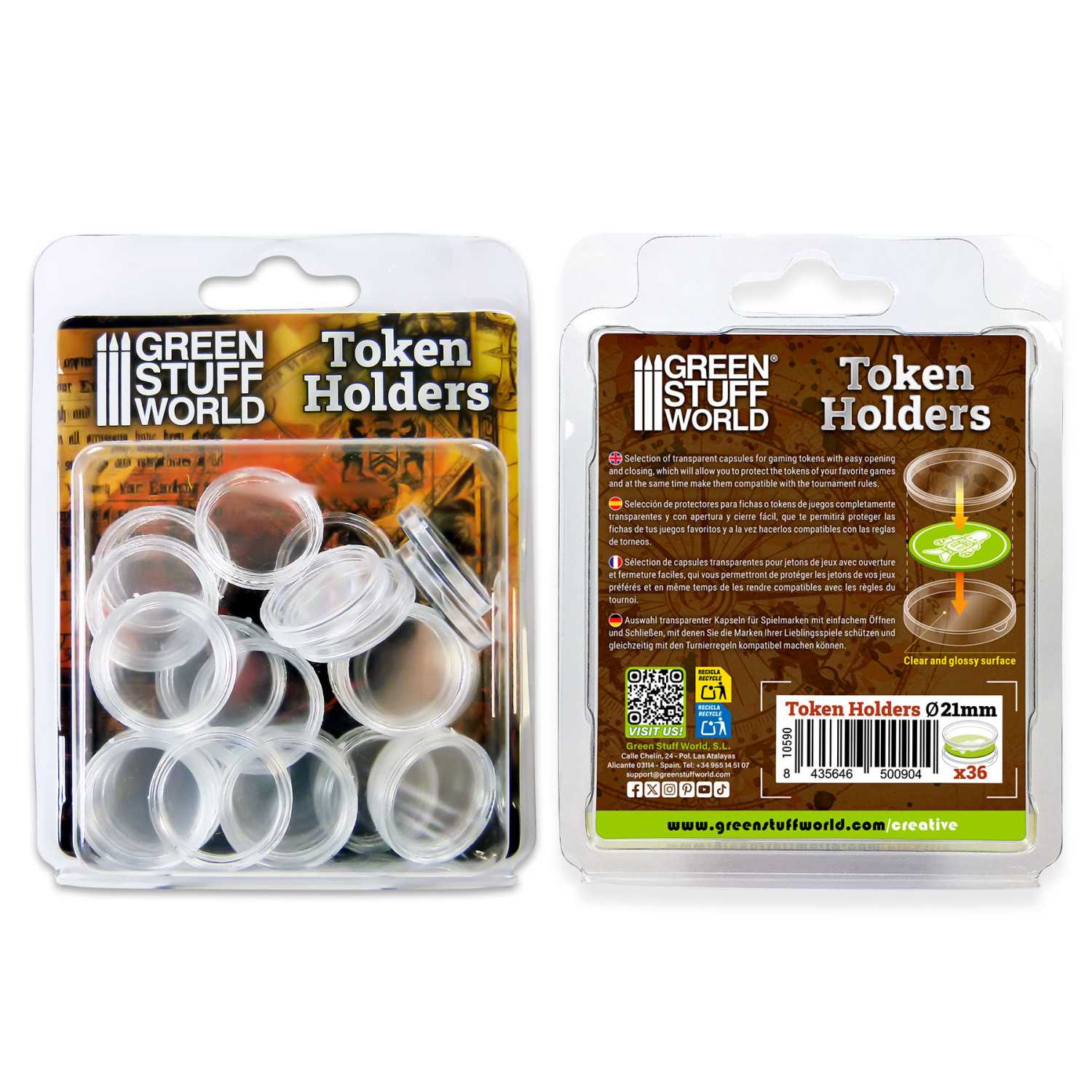 Custodie per Token 21mm