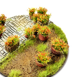 Shrub Tufts 6mm self-adhesive - Orange