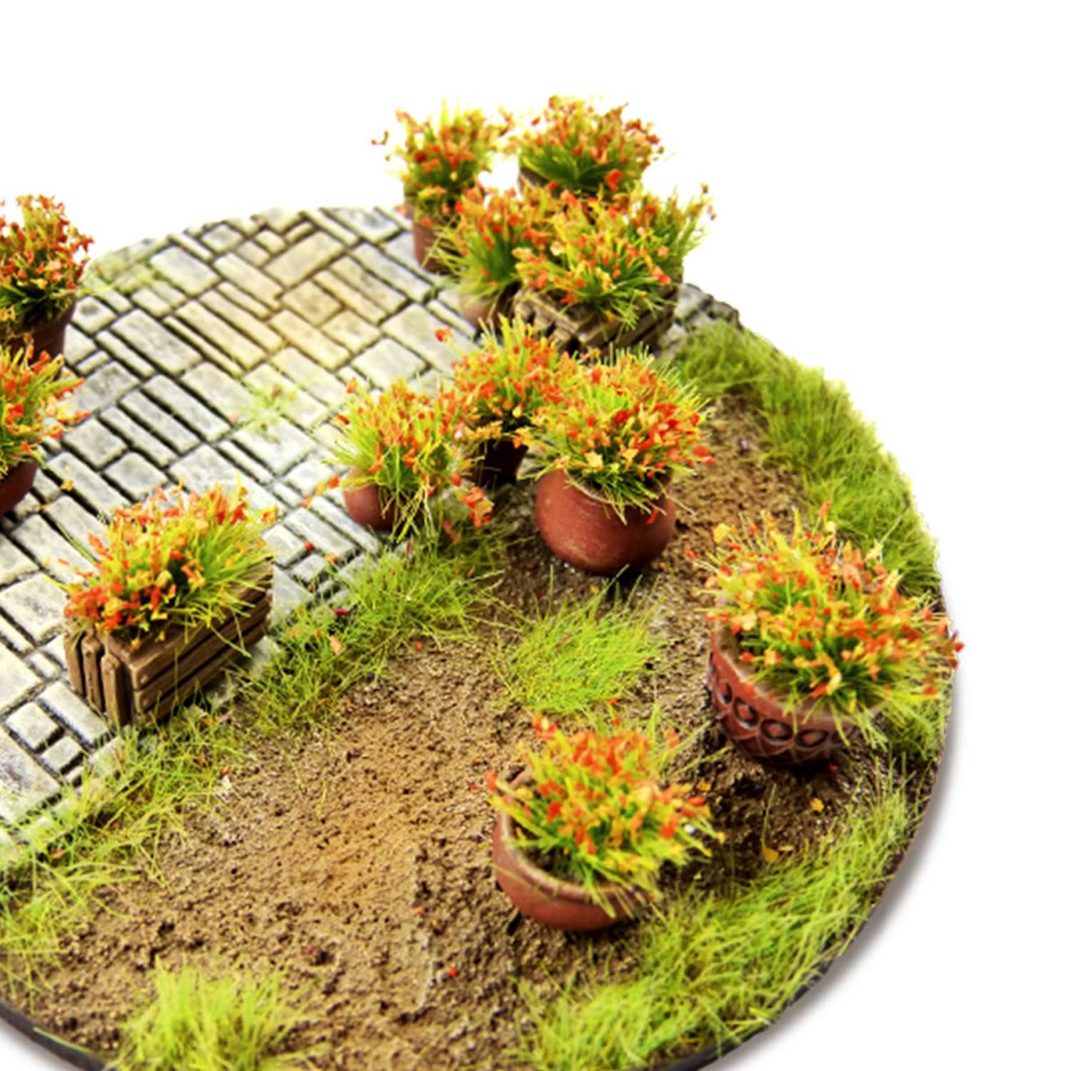 Unkrautbuschel Selbstklebend 6mm - Orange