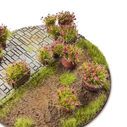 Unkrautbuschel Selbstklebend 6mm - Hellviolett