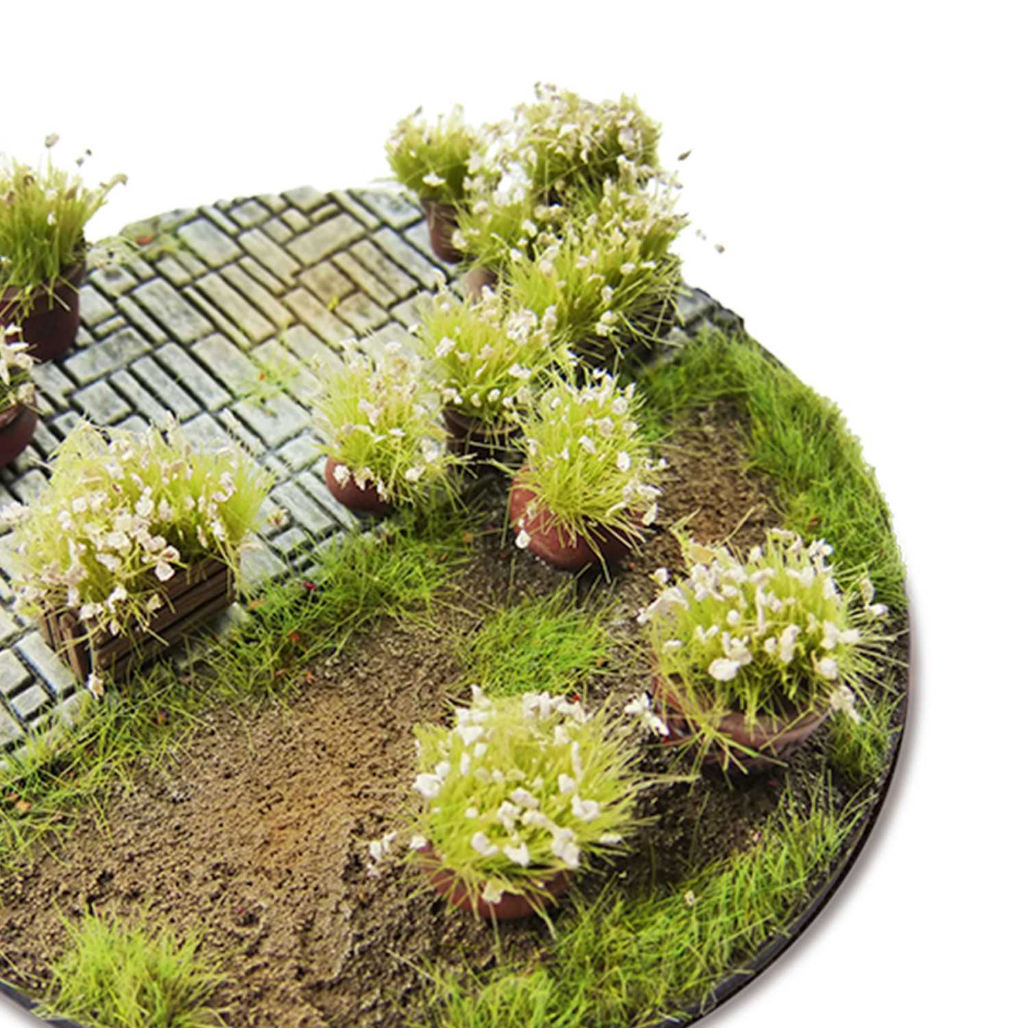 Shrub Tufts 6mm self-adhesive - White