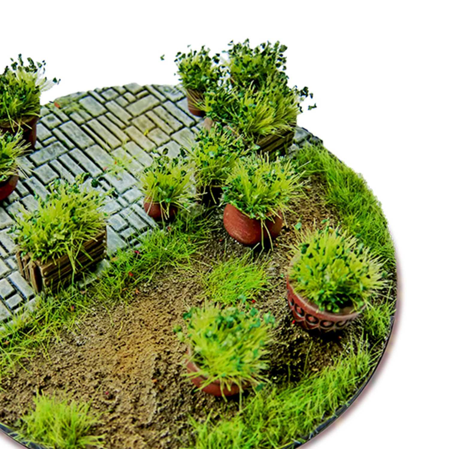 Unkrautbuschel Selbstklebend 6mm - Dunkelgrün