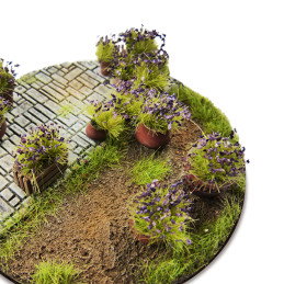 Touffes de Buissons 6mm Auto-Adhésif - Violet foncé