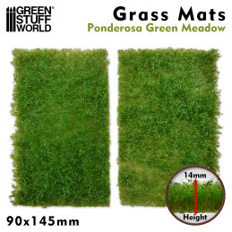 Grass Mat Cutouts - Ponderosa Green Meadow | Grass Mat Cutouts