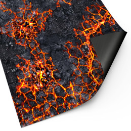 Tapis néoprène 44x60" Flamecoil Path avec zones de déploiement