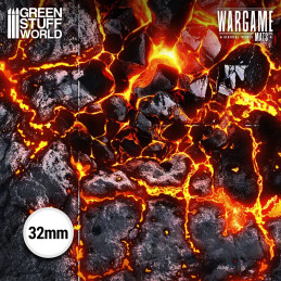 Tappetino neoprene 44x60" Flamecoil Path con linee di schieramento