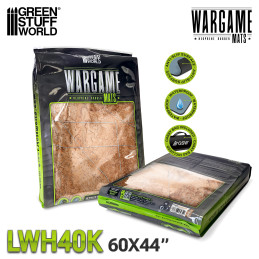 Tappetino neoprene 44x60" Dreadrock Badlands con linee di schieramento