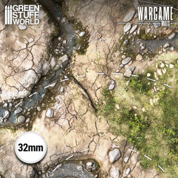 Tapis néoprène 44x60" Duskriver Meadows avec zones de déploiement