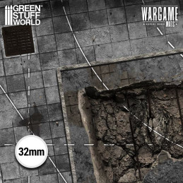 Neoprene Mat 44x60" Ground Zero District with deployment lines