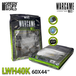 Tapis néoprène 44x60" Ground Zero District avec zones de déploiement