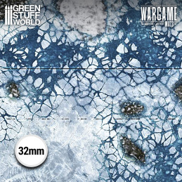 Neoprene Mat 44x60" Blizzard Hollows with deployment lines